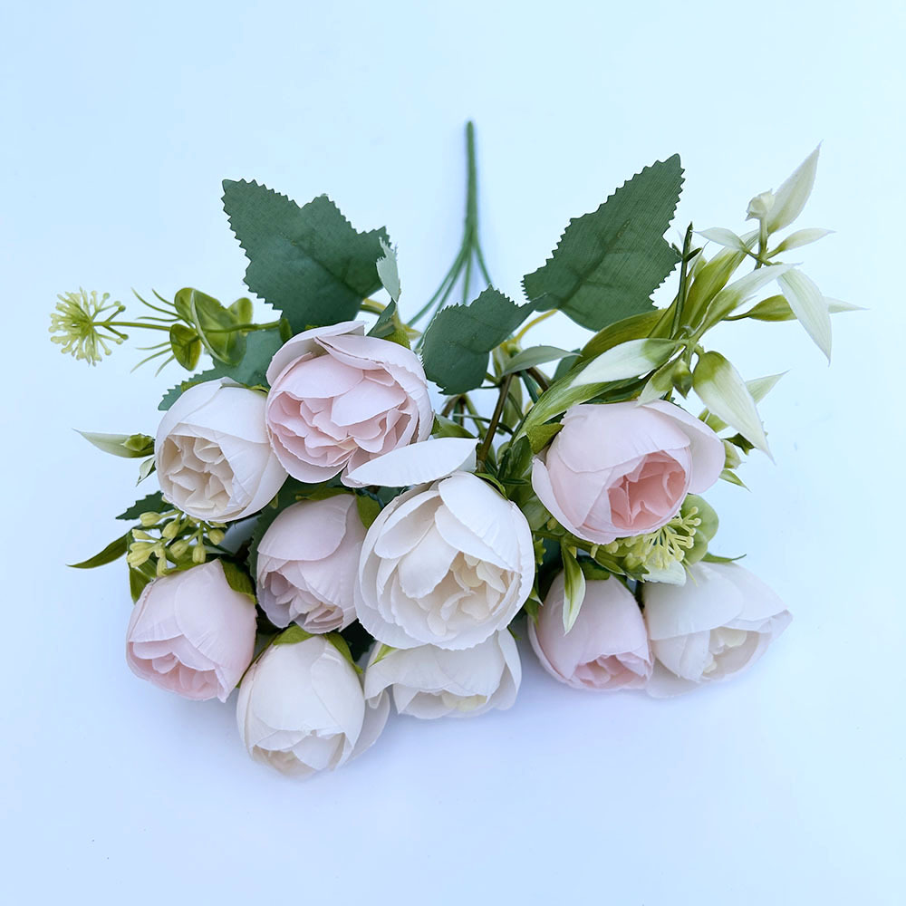 Artificial Peony Buds Decorative Silk Flowers For Wedding Decor_voghion.com