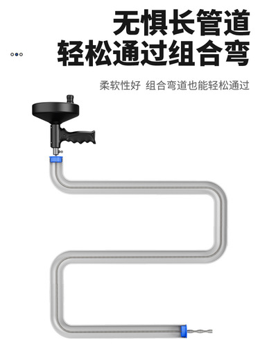 The magic tool for unblocking the drain pipe, the special tool for unblocking the toilet, the all-purpose unblocker for the kitchen and the toilet, the tool for clearing the blocked pipes 