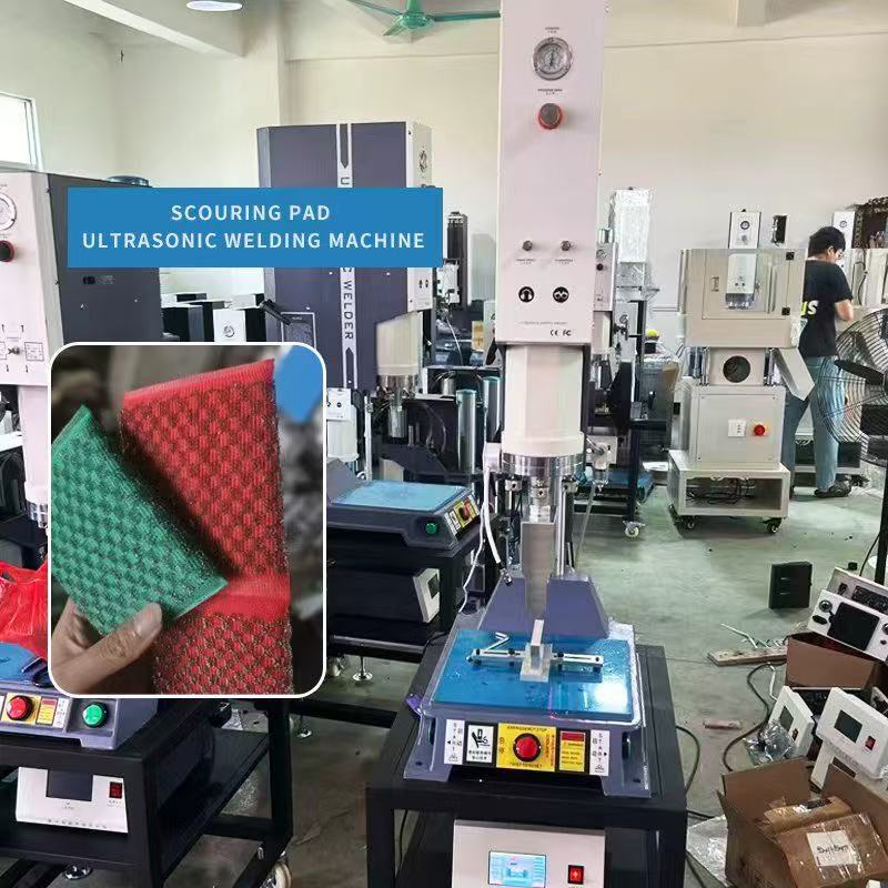 Wire scouring pad and dishcloth welding and cutting integrated machine Digital 15K 2600W Ultrasonic plastic welding machine Wire scouring pad and dishcloth welding and cutting integrated machine Digital 15K 2600W Ultrasonic plastic welding machine