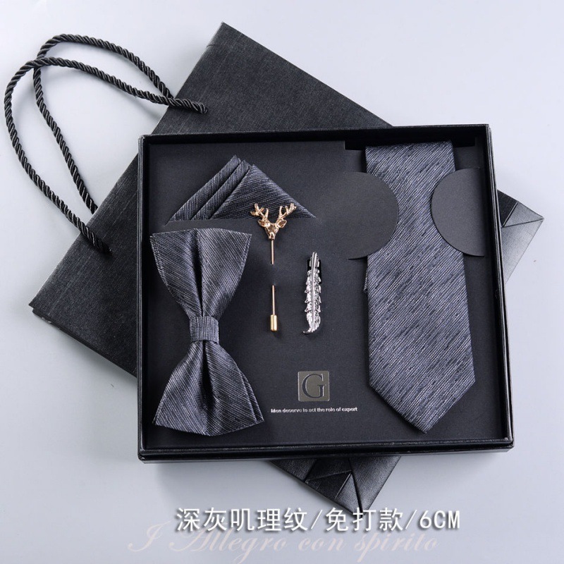 Caja de regalos de boda de novio formal europeo y americano corbata casual coreana para niños regalos de San Valentín sin golpear image 10
