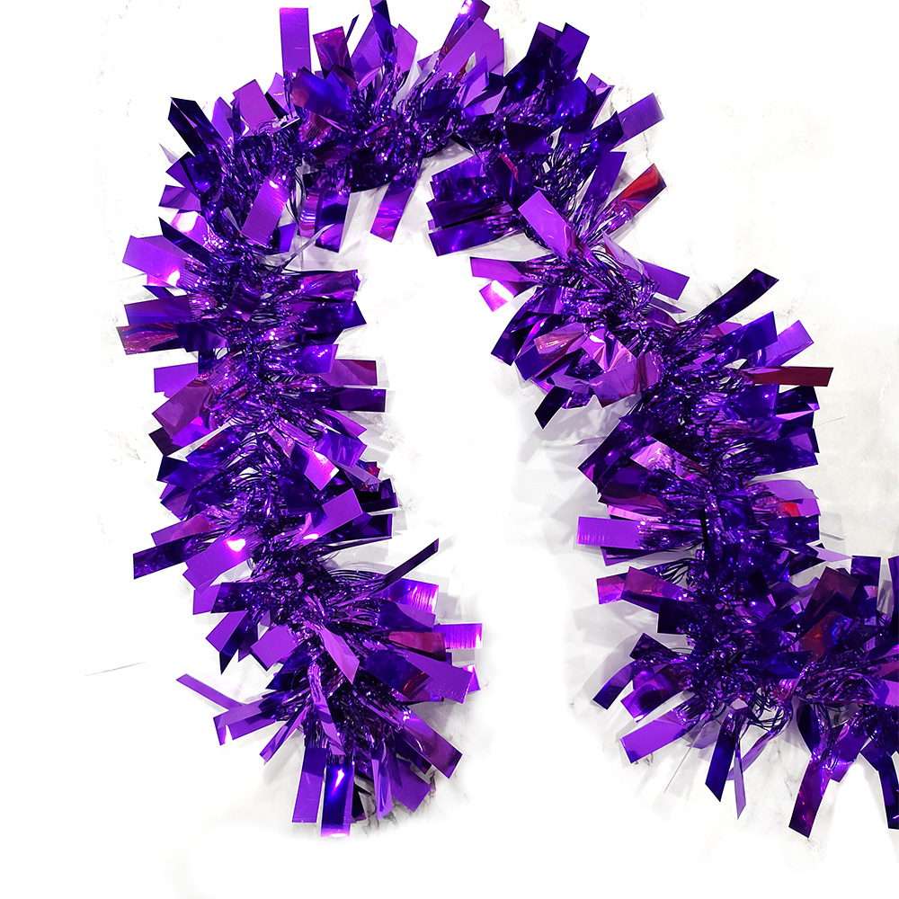 Fiesta de Navidad suministros de boda guirnalda rayas de color decoración de la habitación de la boda rayas de color engrosadas rayas de lana