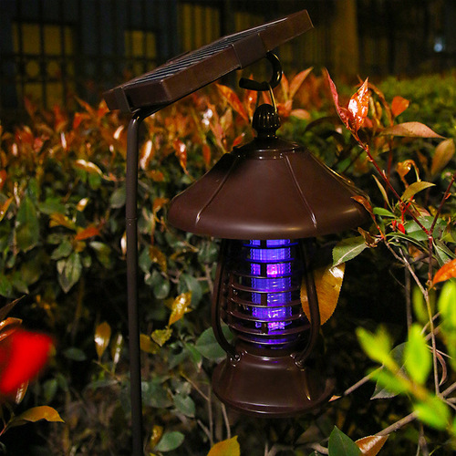 Solar Mosquito Killer Lamp Outdoor Home Waterproof Mosquito Killer Outdoor Garden Mosquito Catcher Mosquito Repellent Lamp Electric Mosquito Killer