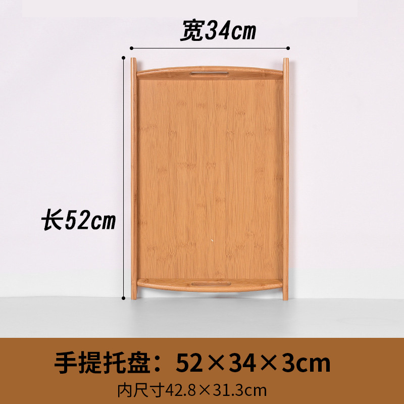 Paleta de productos de salón de belleza bandeja de madera bandeja de fruta de bambú bandeja de té de bambú bandeja de mezcla de aceite esencial rectangular