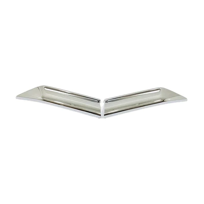 Light Cover, Rain Visor, Other Automotive Exterior Supplies - abs-electroplating-front-center-net-trim-strip-21-22-styles