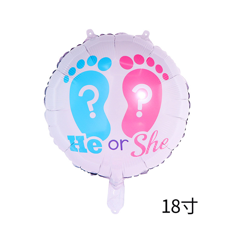 BABY SHOWER bebés masculinos y femeninos sexo revelado globo para niños azul rosa decoración de la fiesta del globo