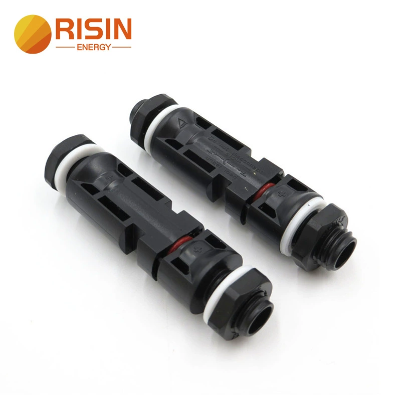 Hot solar panel installation connector M12 punch panel with nut waterproof connector