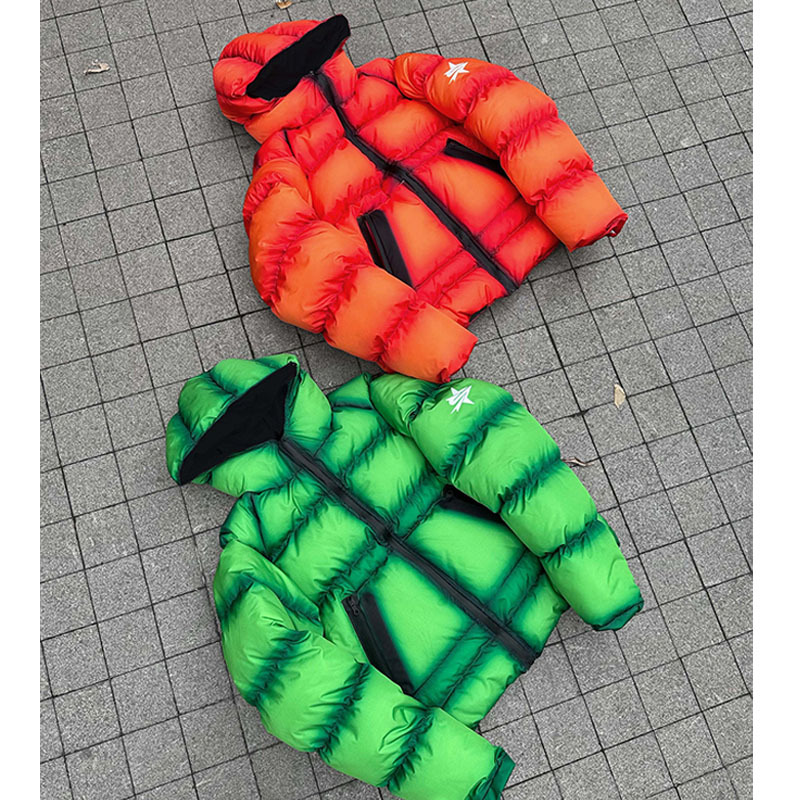 跨境新款棉服夹克外套秋冬棉衣加厚保暖连帽上衣潮牌ins户外穿搭