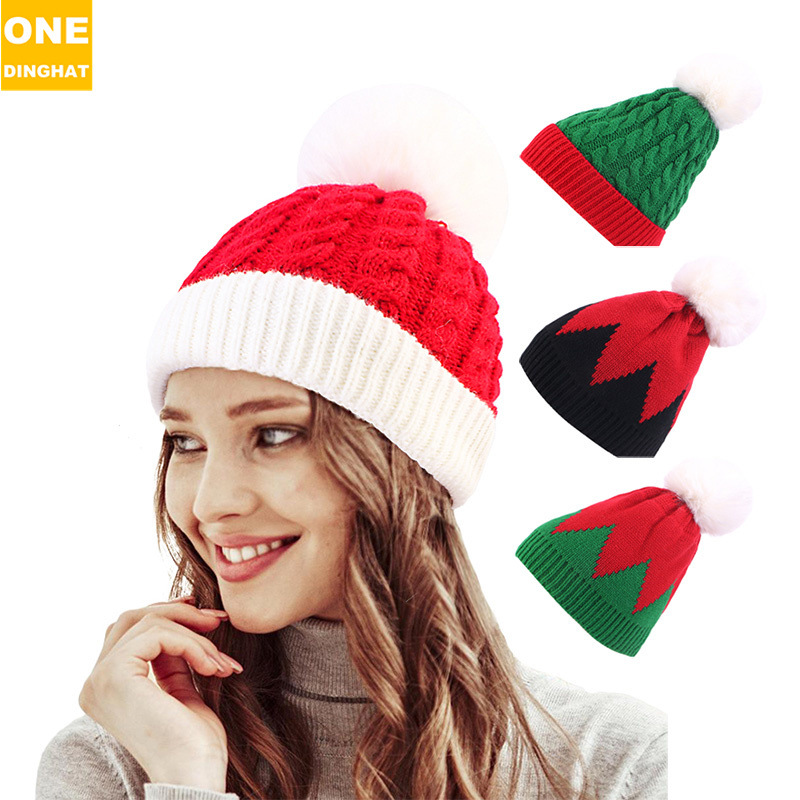Woolen children's keep warm baseball cap for mother and baby