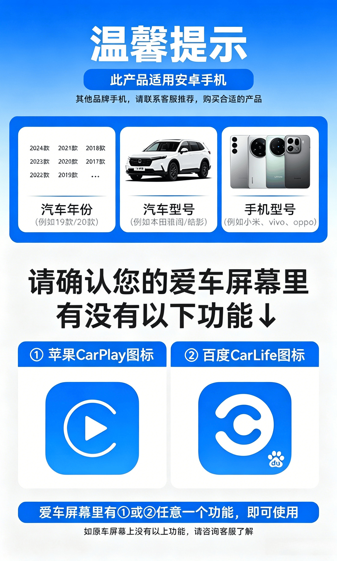 Cross-Border Two-In-One Wired to Wireless Carplay Box for Car Connectivity, Compatible with Apple, Android, and Linux Systems, Portable