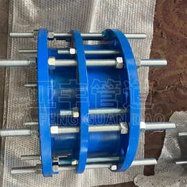 C2F双法兰传力补偿接头 管路伸缩接头 球墨铸铁可拆卸接头