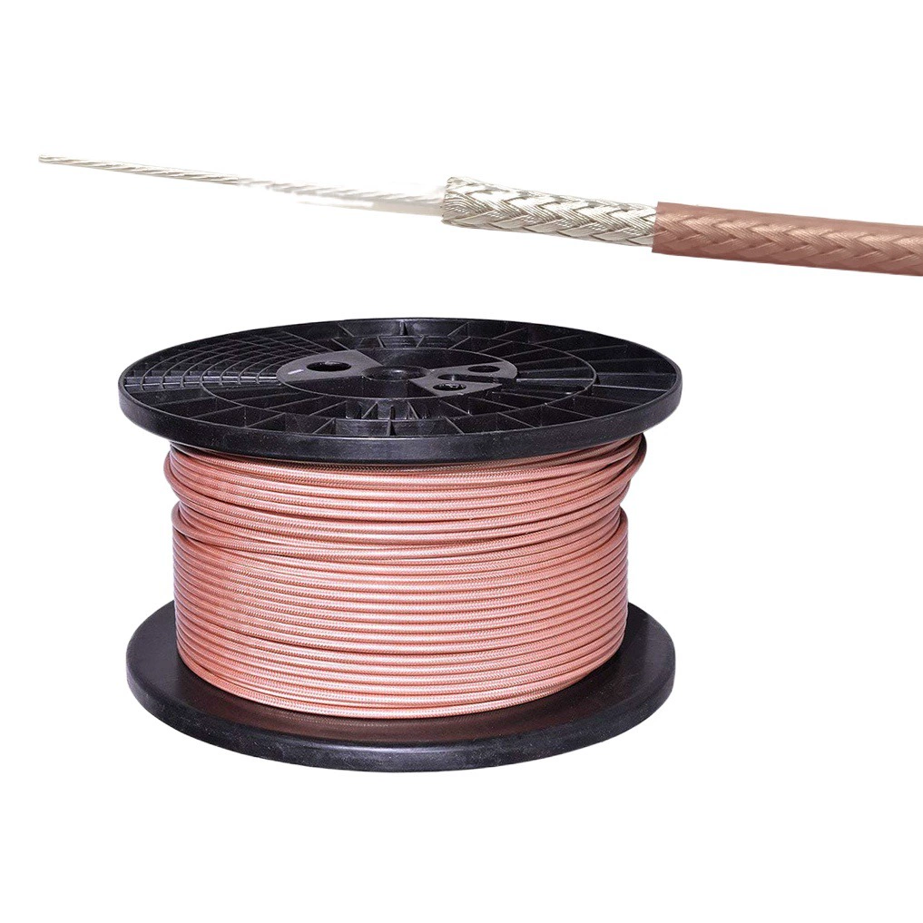 RG316 RF коаксиальный кабель высокотемпературный устойчивый посеребренный медный высокочастотный сигнал антенна Фидер с низкими потерями с завода Direct