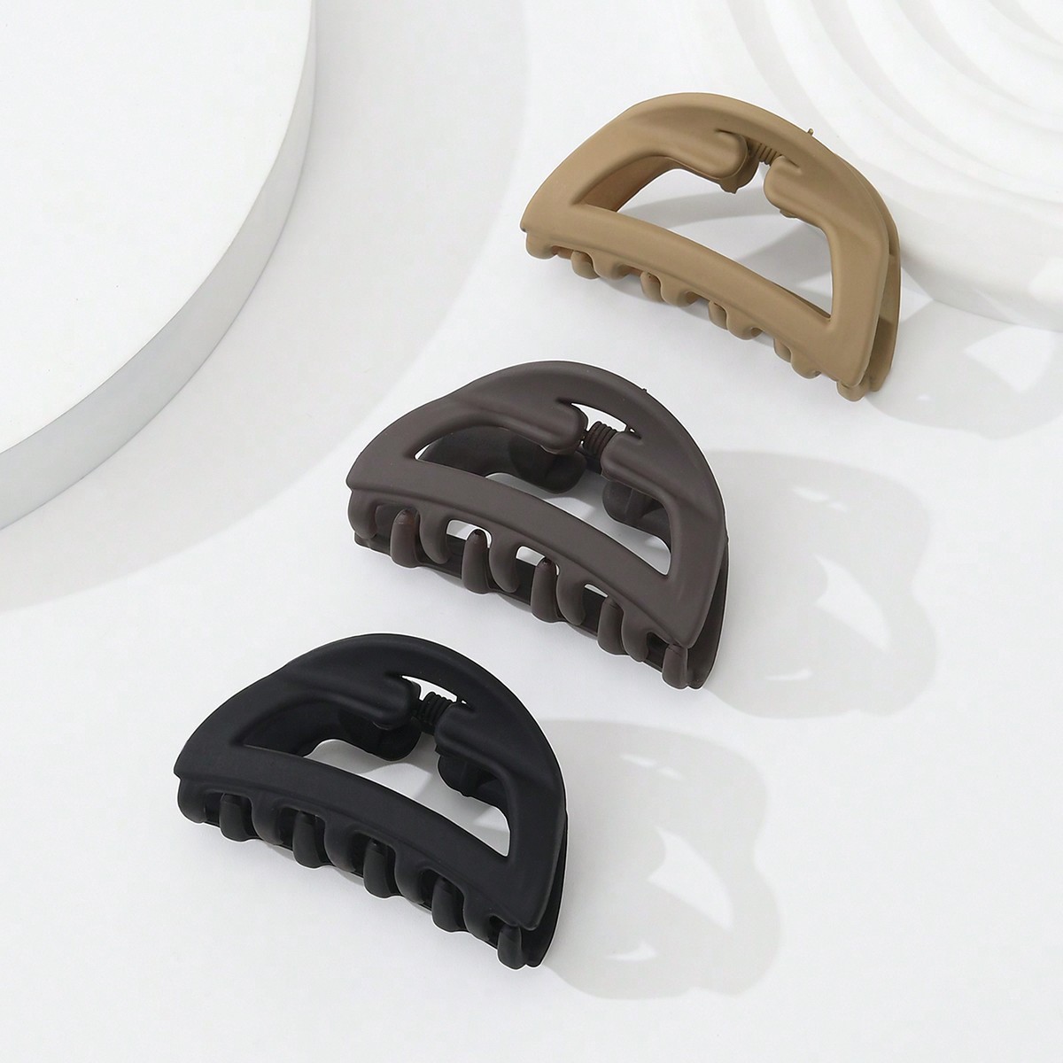 3-piezas pequeño tamaño clip helado mate niña niños mini lindo color horquilla roto pelo tiburón clip transfronterizo