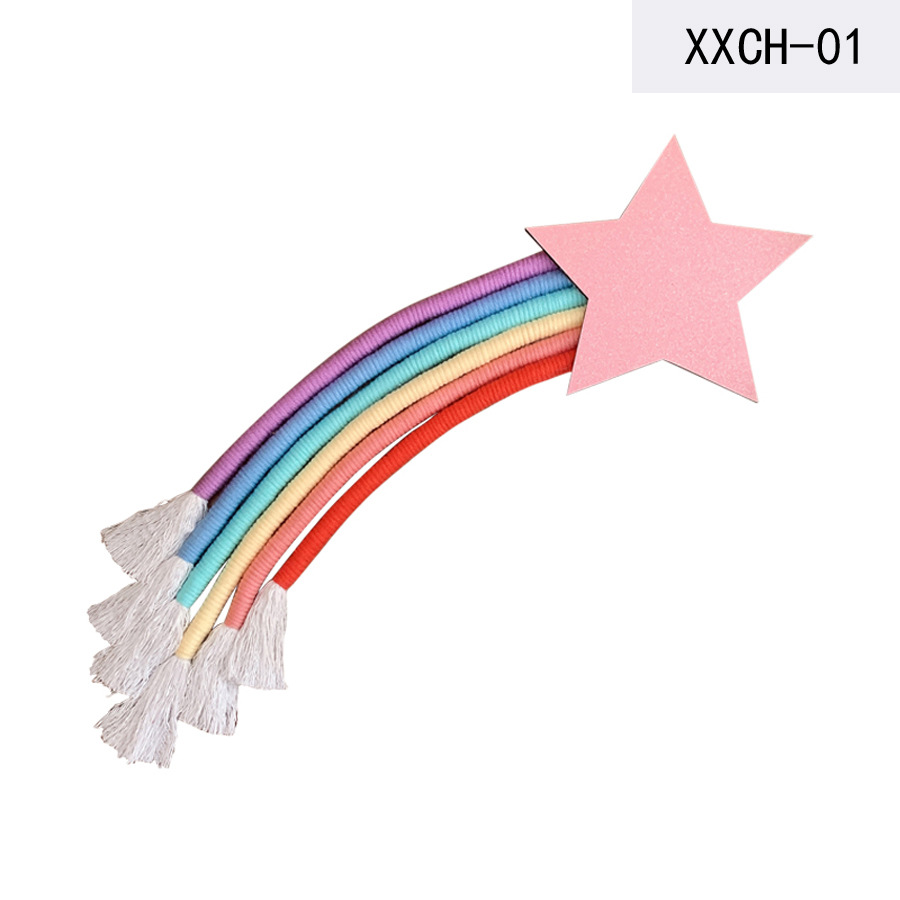 ins Decorative Nordic Rainbow Tapestries Rainbow Home Decorations Woven Hanging Tassel Decorative Wall Hanging Wall Decorations