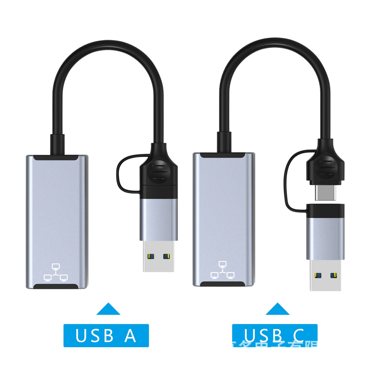 Кроссбордный новый продукт USB гигабитная сетевая карта Type-C Type Network Line Transplant USB-C на RJ45 приводная карта