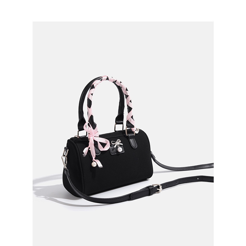 2025新款跨境爆款潮流百搭托特女小众设计波士顿包手提单肩斜挎包