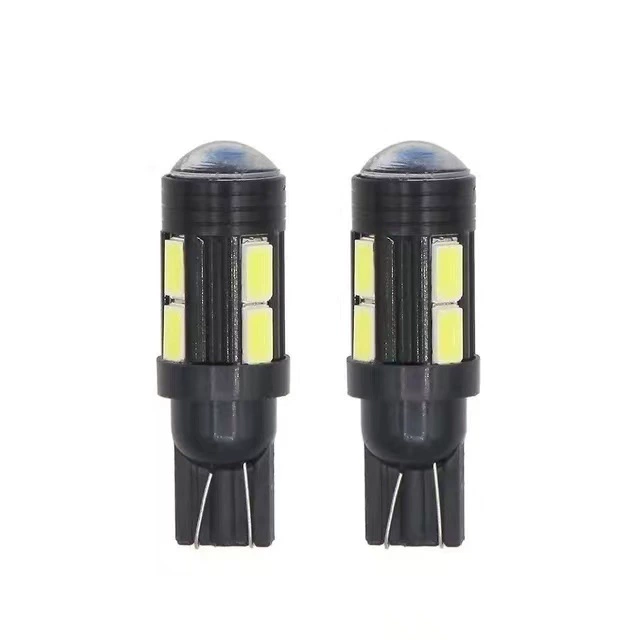 Автомобильные светодиодные фары широкоформатные огни T10 194 w5w 168 линзы 5630 10smd номерные фонари