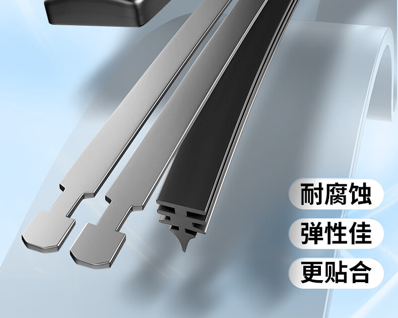 Suitable for SAIC Maxus Dacia 7 wipers, original silent rubber strips, 23 models, 24/25/26 frameless wiper blades
