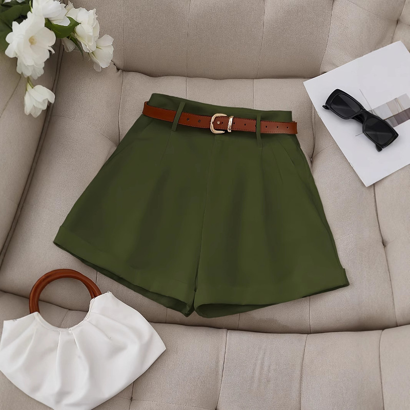 European and American Cross-Border Women's Summer Casual Thin High-Waisted A-Line Slimming Casual New Style Skirt Shorts Women's Skirt Pants Shorts European and American Cross-Border Women's Summer Casual Thin High-Waisted A-Line Slimming Casual New Style Skirt Shorts Women's Skirt Pants Shorts