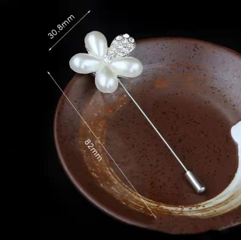 Camellia Brosche Mit Perlen Elegantes Accessoire Für Jacken_voghion.com