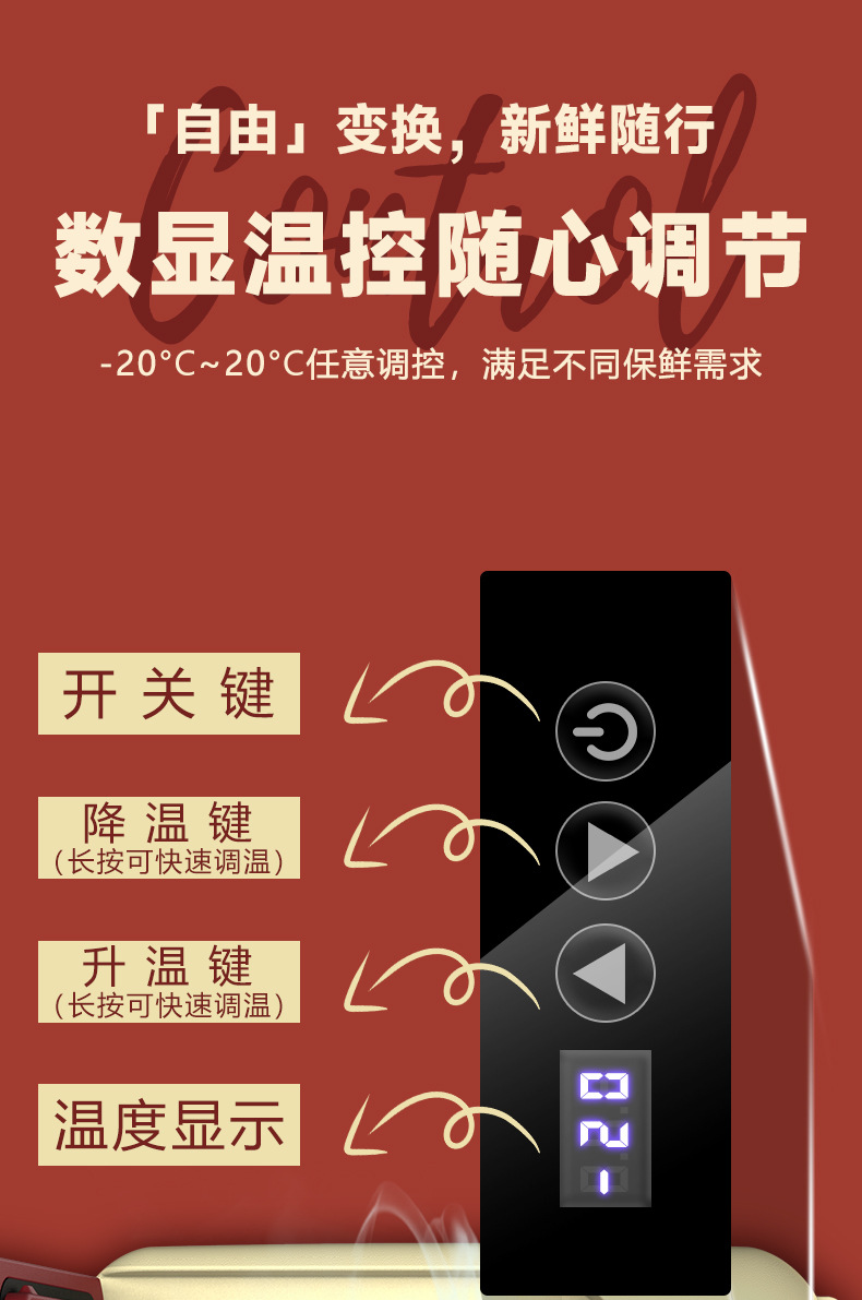 Cross-Border Car Refrigerator, Car Compressor Refrigerator, Refrigeration Mini Refrigerator, Dual-Use for Car and Home, Small Freezer Refrigerator