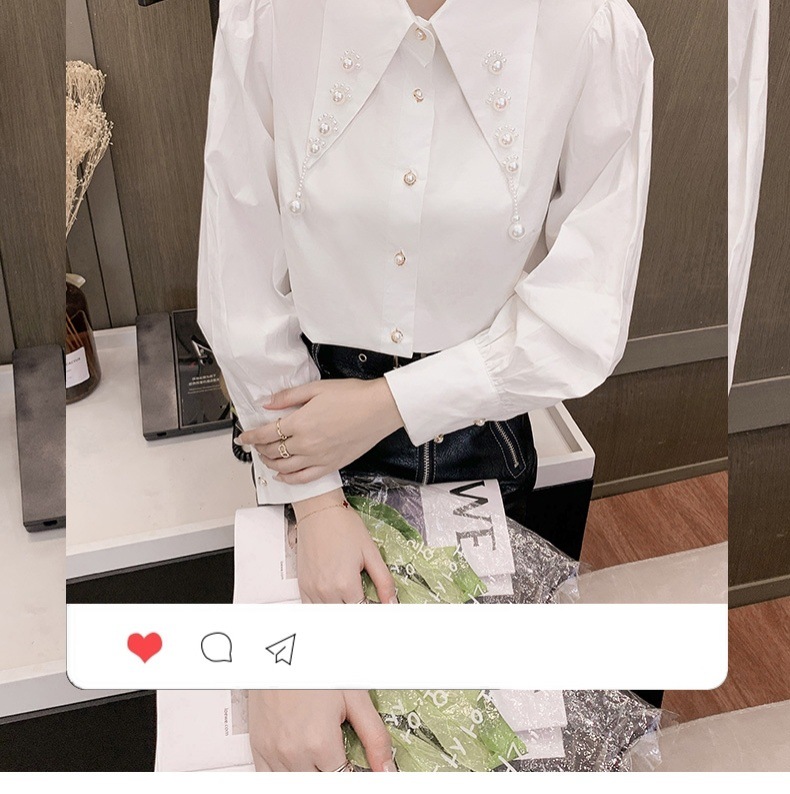 Doll Collar White Shirt