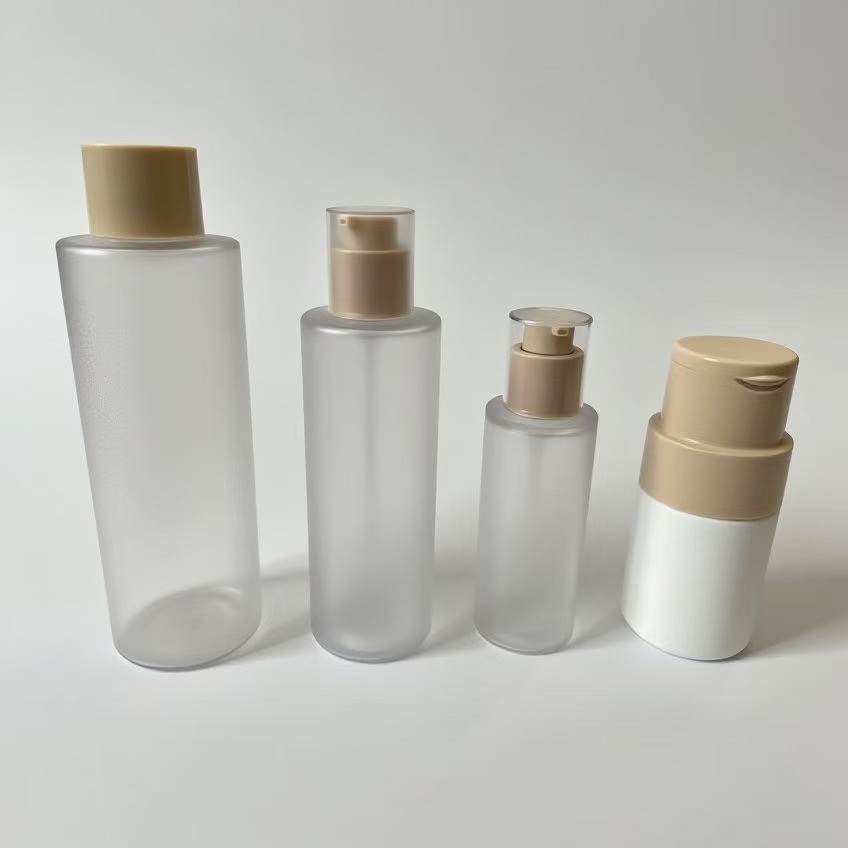 同款AN大米系列全套水乳瓶PETG化妆品包材塑料分装瓶按压泵头瓶