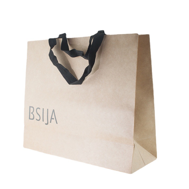 羊毛衫围巾手提纸袋彩印礼品袋 服装购物袋牛皮纸袋手拎纸袋子