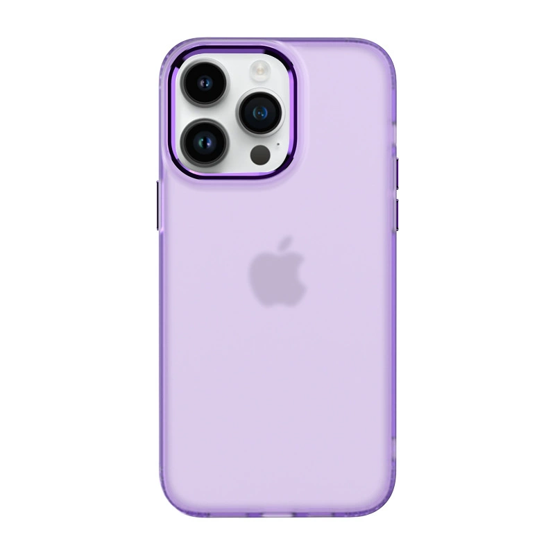 Matte translucent phone case Apple iPhone 12/13/14/15 series, anti-fingerprint, slim fit