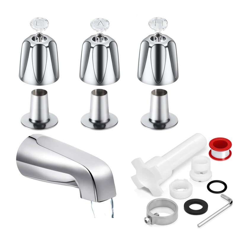 Suitable for Price/Pfister Verve 3 Handle and Bathtub Shower Faucet Assembly