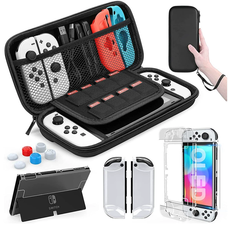 Коробка для хранения консоли Nintendo Switch, сумка для Switch OLED, набор чехлов для Switch