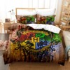 Cijiao 3D Foreign trade Home textiles Harry Potter Magic college Quilt cover Amazon wish Three-piece Bedding