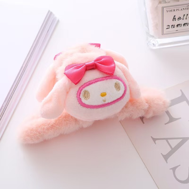 Nuevo otoño y invierno dibujos animados Sanliogou pelusa clip de agarre in lindos clip de cabello dulce cabeza de la niña al por mayor