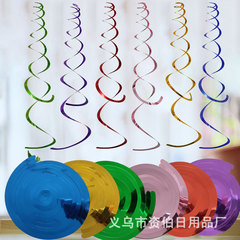 Spiral Pendant Festival Birthday Party Decoration Scene Setup Spiral Chandelier Wedding Hanging Decoration Ornament