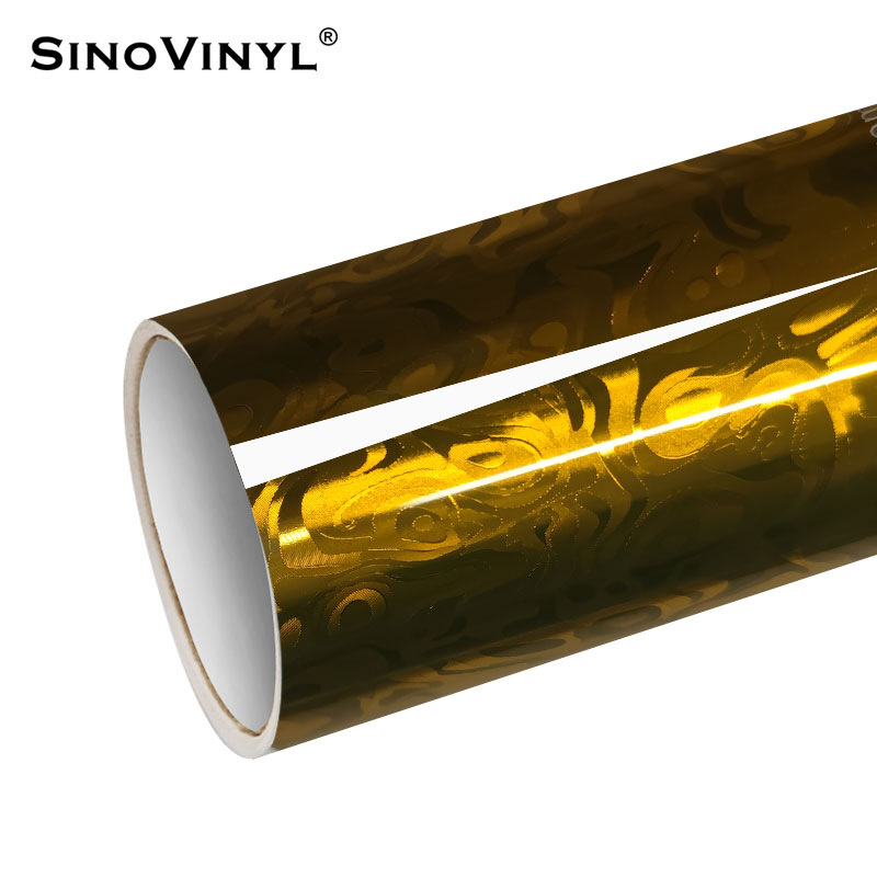 PET de alta definición galvanizado cosmic estriado de fibra de carbono espejo retrovisor decoración pegatinas de película de cambio de color de automóvil pegatinas de película de cuerpo