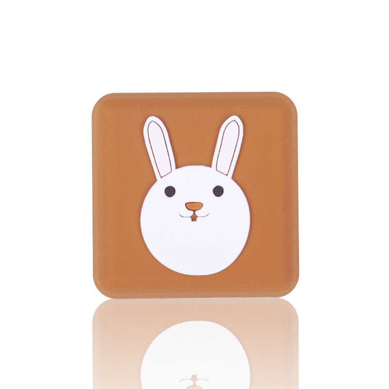 Almohadillas anticolisión de silicona para dibujos animados para el hogar, cuidadosamente seleccionadas, almohadillas de protección para manijas de puertas de paredes gruesas, almohadillas a prueba de golpes para esquinas de mesas y respaldo de puertas.