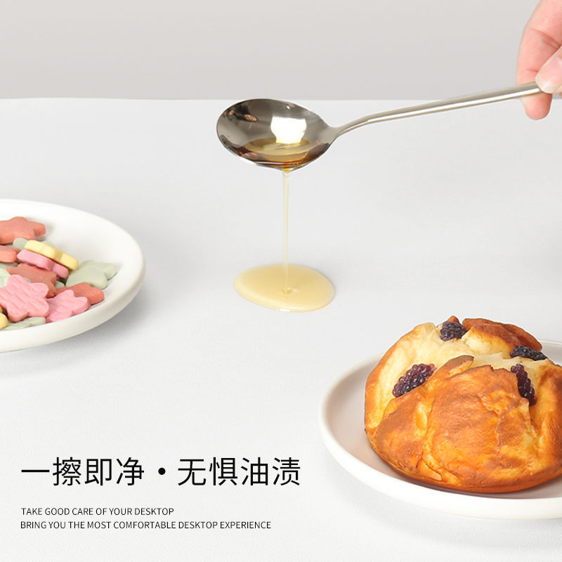 高級レザーデスクマット、ホワイトデスクマット、無地コンピュータデスクマット、デスククロス、防水、洗濯不要、ドロップシッピング|undefined