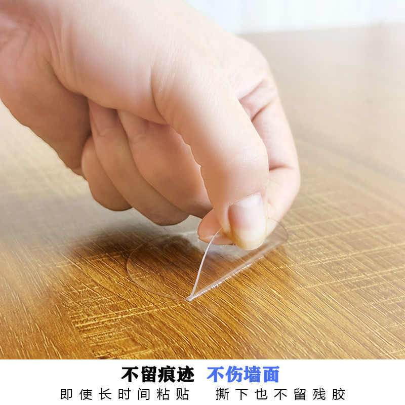 En stock acrílico transparente adhesivo de doble cara sin costuras fuerte de Alto adhesivo pegatinas de coche fijo suministros para el hogar convenientes pegatinas de doble cara