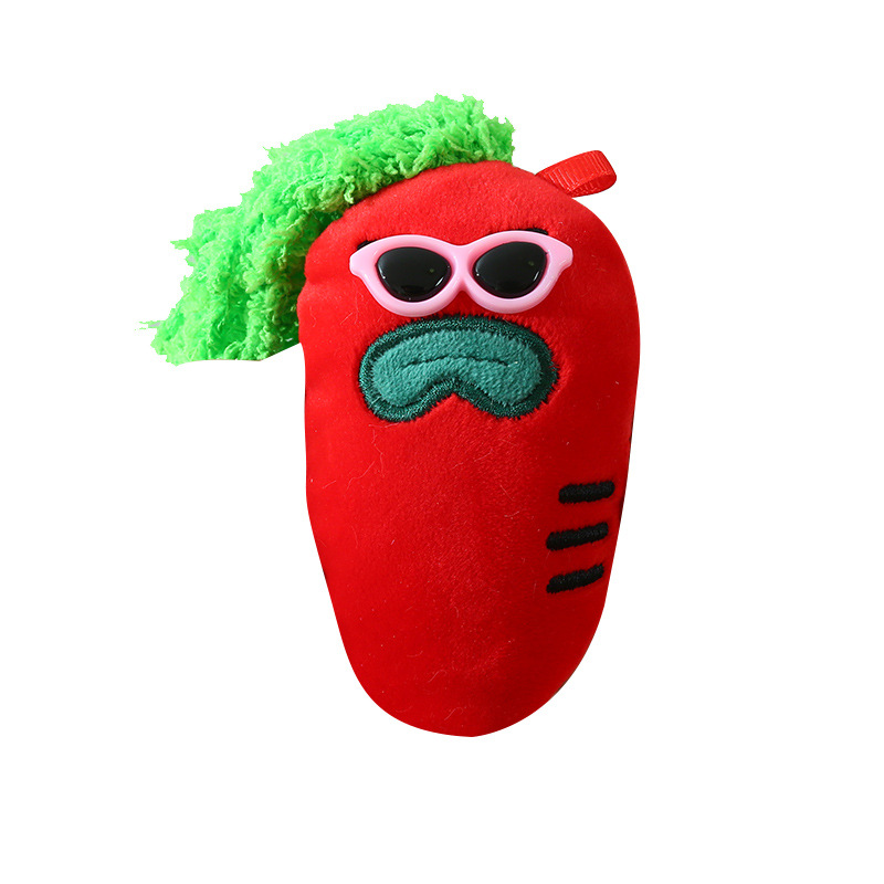 Amuzant non-mainstream din desene animate morcov plus ochelari pandantiv morcov păpușă pandantiv student școală ghiozdan accesorii pentru bagaje