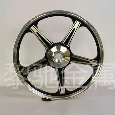 Suitable for Cd110 Motorcycles 17inch Silver-Black Yaqi Dayang Aluminum Alloy Motorcycle Wheel Hub High-Quality Factory Product (Hub)