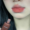 Pinkyfocus f Black mirror light lip glaze mirror water light is long and not easy to fade coloring film, transparent ice cubes, lip mud girl