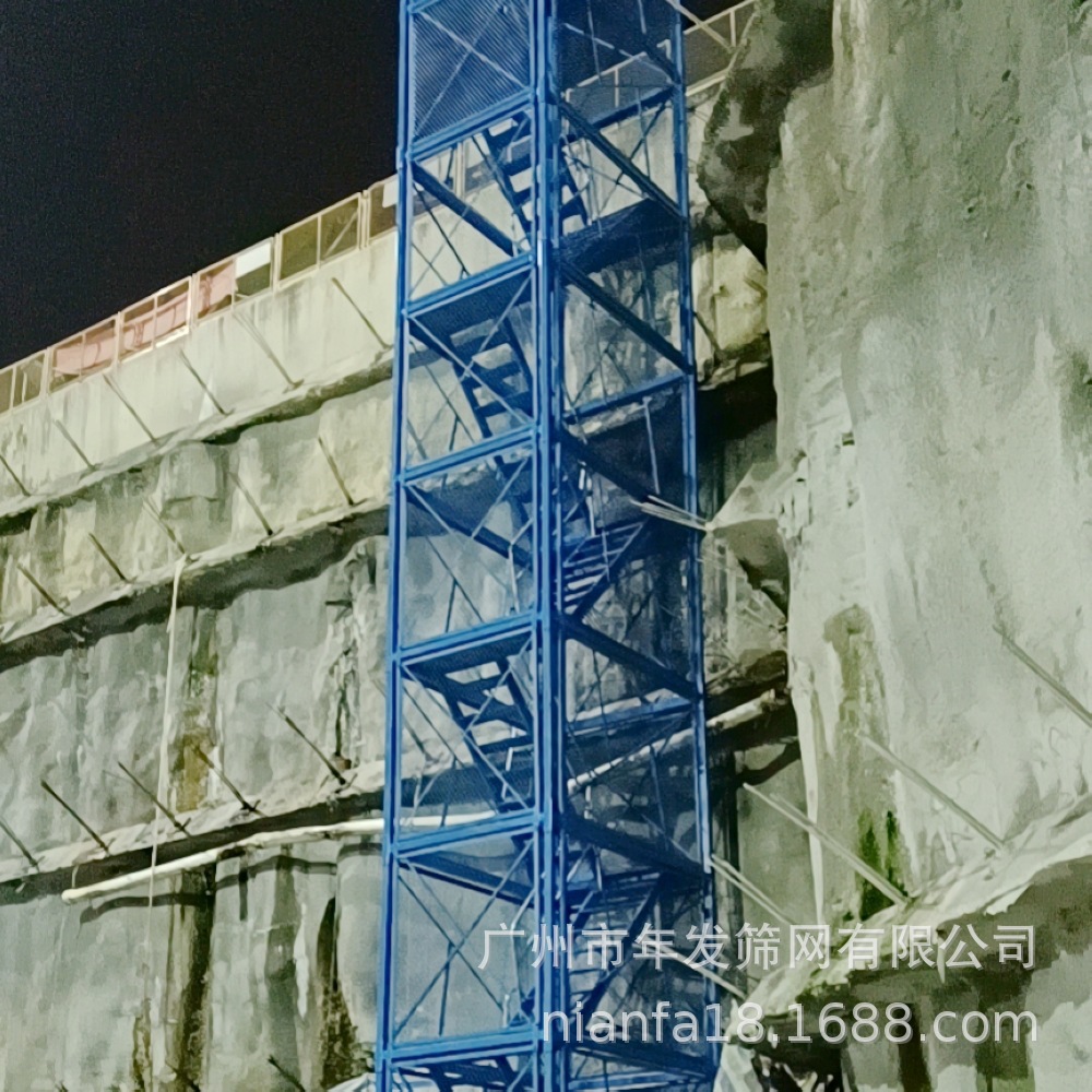 广州工厂直销建筑工地深基坑梯笼 箱装框架式安全梯笼现货