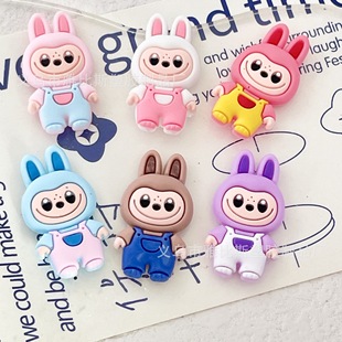 PVC Soft Glue Medium Labubu Doll diy Accessories Hair Accessories Hole Shoes Cream Mobile Phone Case Stationery Box Handmade