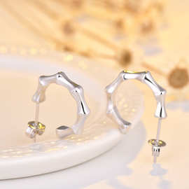 跨境欧美925守护太阳耳钉 韩版主君的太阳镀银耳环 厂家现货批发