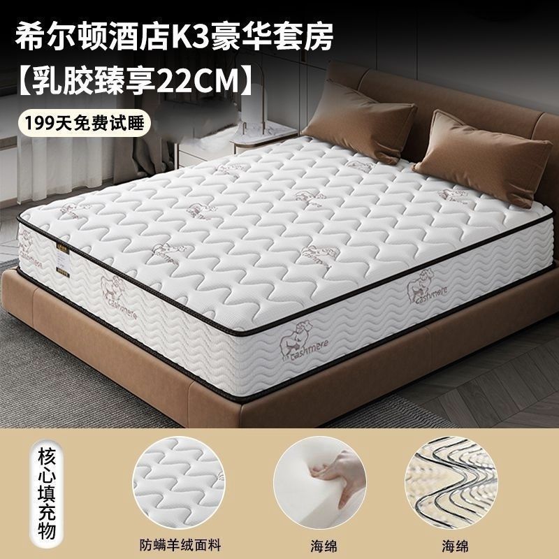 床垫弹簧20cm软垫乳胶1.8米1.5m家用软硬两用椰棕硬垫床垫|undefined