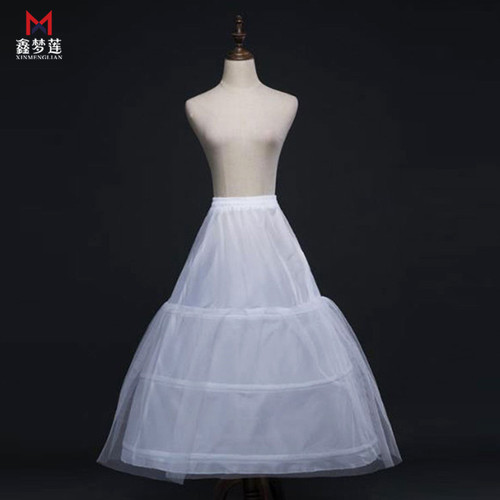 Bridal wedding dress, floor-length skirt, three steel rings, one yarn, elastic lining, accessories, tutu skirt, wedding dress, foreign trade wholesale