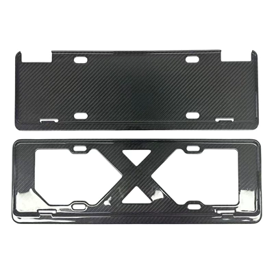Special Carbon Fiber License Plate: License plate holder/license plate holder