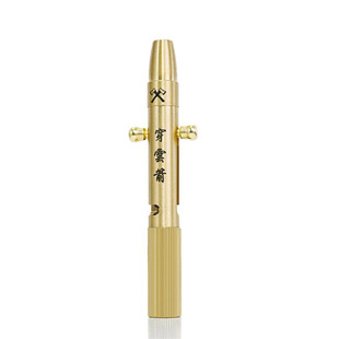 A Popular Brass Firecracker Launcher Ornament with a Cloud-Piercing Arrow and Ax Handle, a Stress-Relief Handpiece for New Year's Fireworks