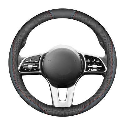 Steering wheel cover interior modification leather cover E-QM5