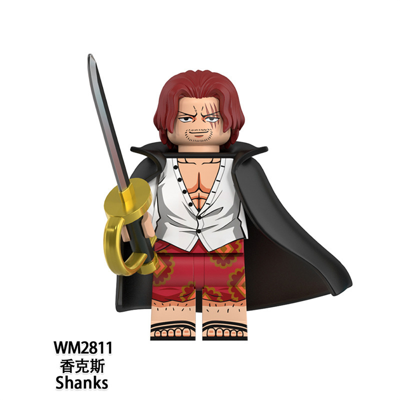 外国貿易特別袋入り漫画アニメーション WM6195 サンジロビン組み立てビルディングブロック人形おもちゃ|undefined