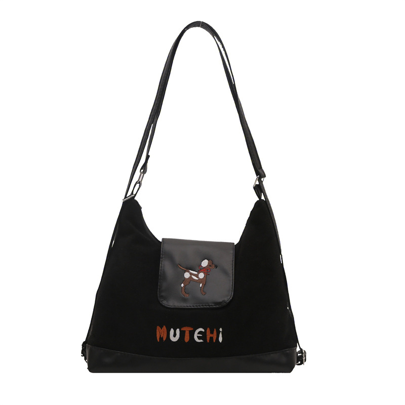 2024 nueva mochila de hombro de dibujos animados encantador bolso de brazo grande bolso de mano esmerilado bolso de mujer